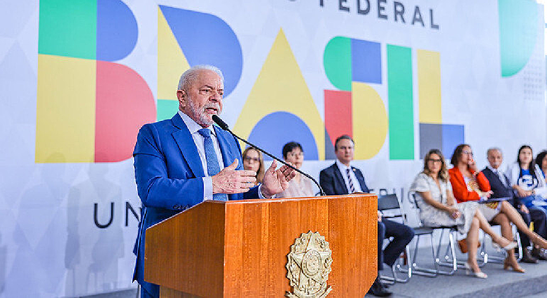 Presidente Lula falando sobre o auxílio do Bolsa Família (Foto: Reprodução/ Internet)