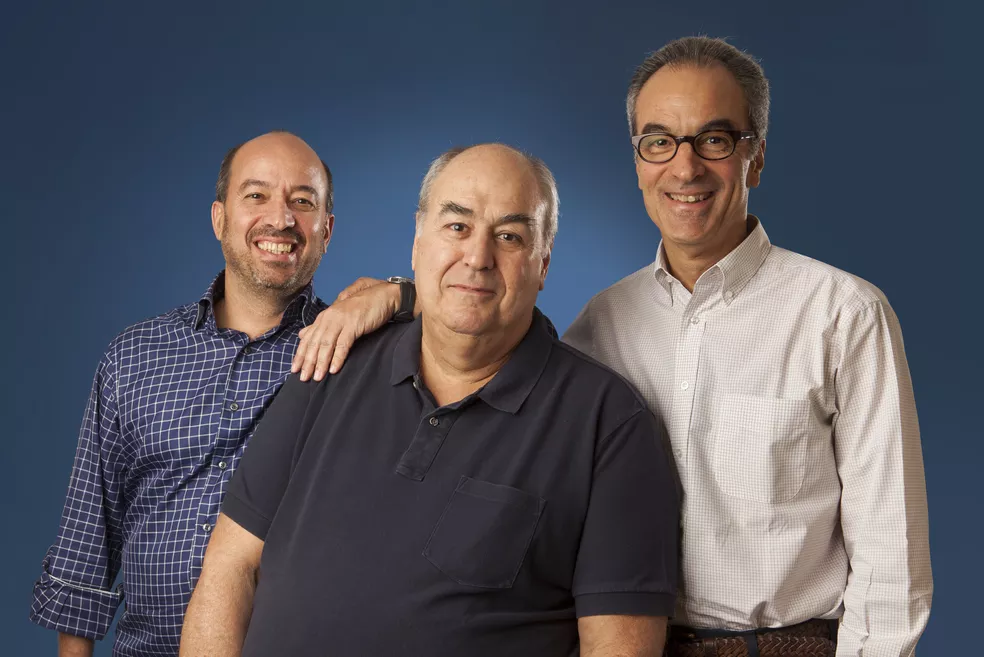 José Roberto Marinho, José Irineu Marinho e João Roberto Marinho, donos da Globo - Foto Reprodução Internet