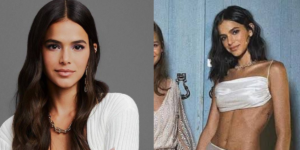 Bruna Marquezine e irmã idêntica (Foto:Reprodução/Montagem)