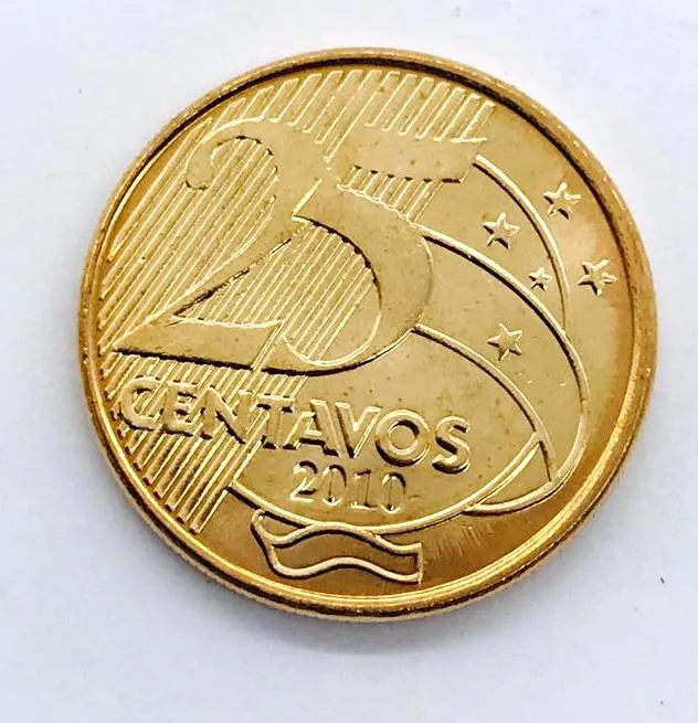 Moeda de 25 centavos (Foto: Reprodução/ Internet)