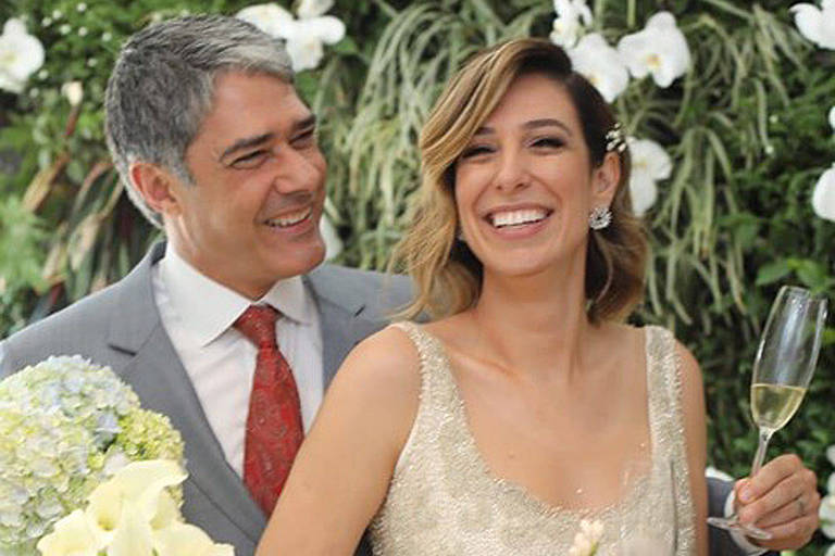 William Bonner se casando com Natasha Dantas (Foto: Reprodução/ Internet)