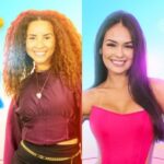 Paredão do BBB23, com Amanda, Larissa, Domitila e Marvvila - Foto Reprodução Internet