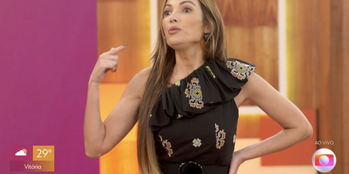 Patrícia Poeta no Encontro (Foto: Reprodução / Globo)