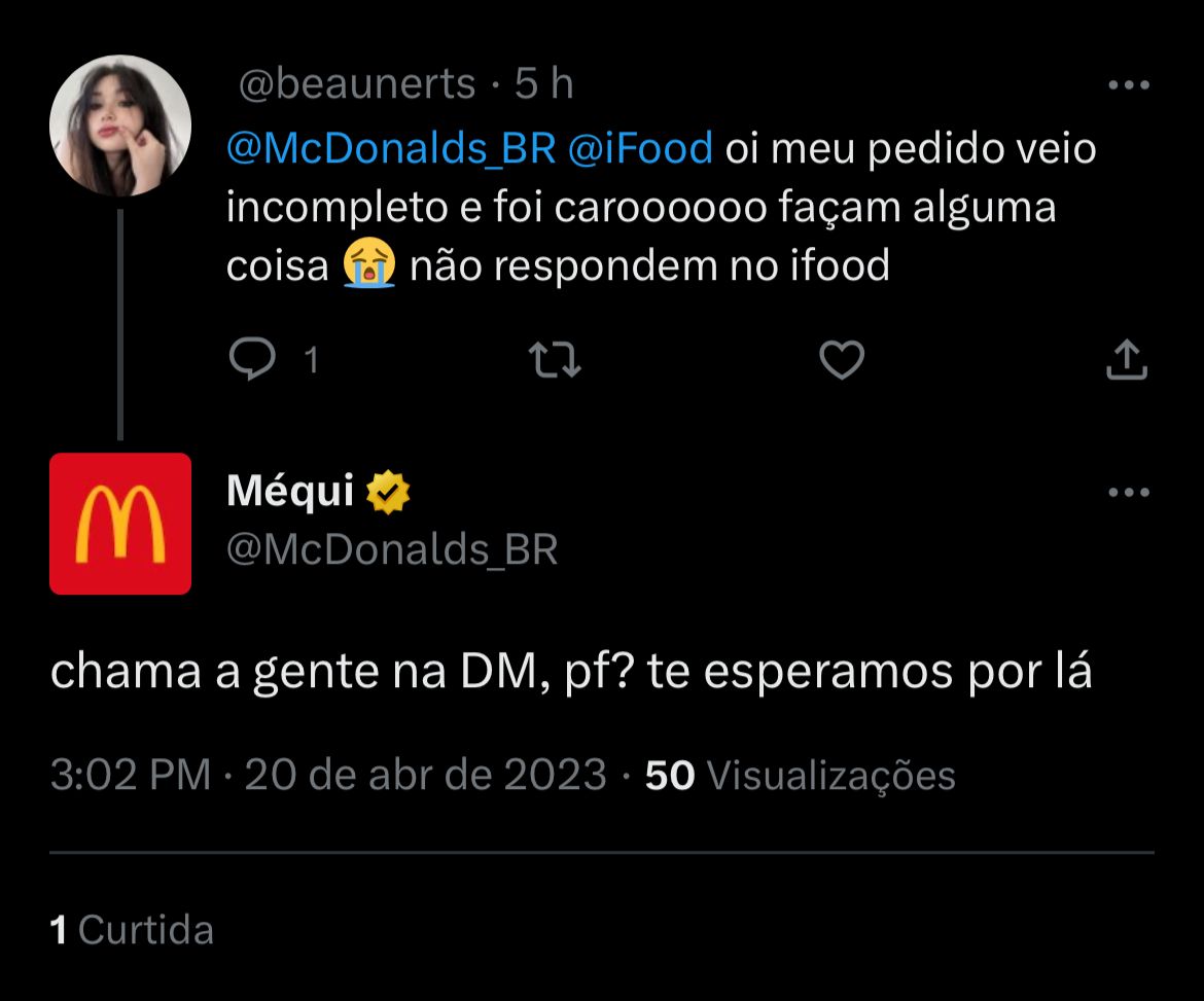 Situação envolvendo o McDonalds nesta quinta-feira, deixa clientes enfurecidos - Foto Reprodução Twitter