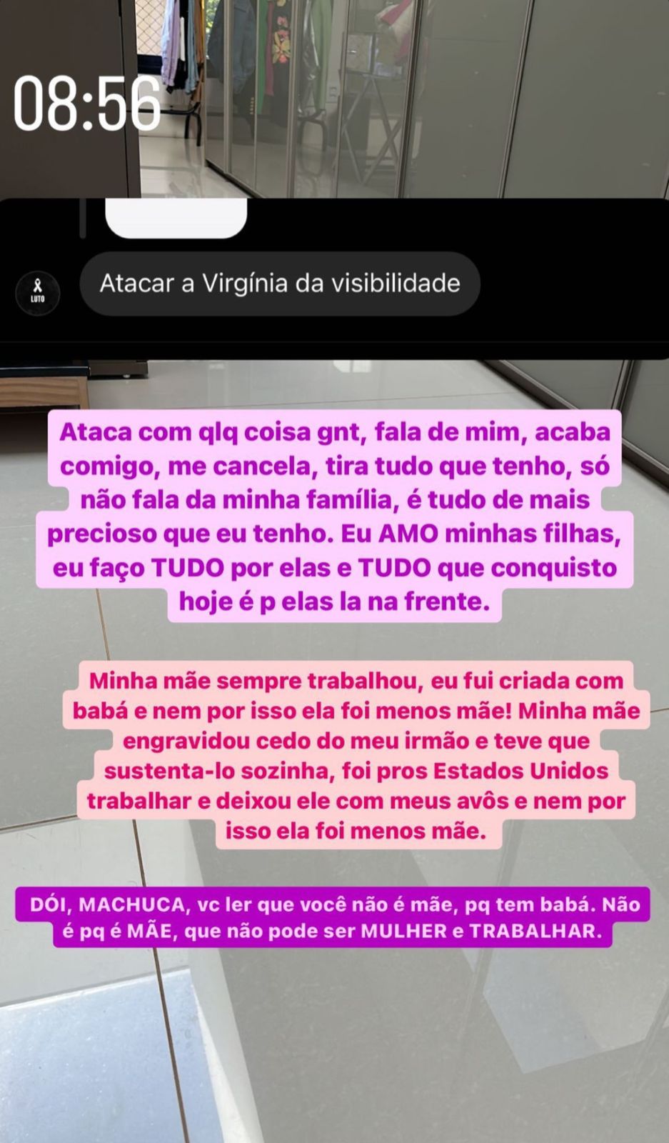 Virginia Fonseca desabafa após comentário de Evaristo Costa - Foto Reprodução Instagram 2