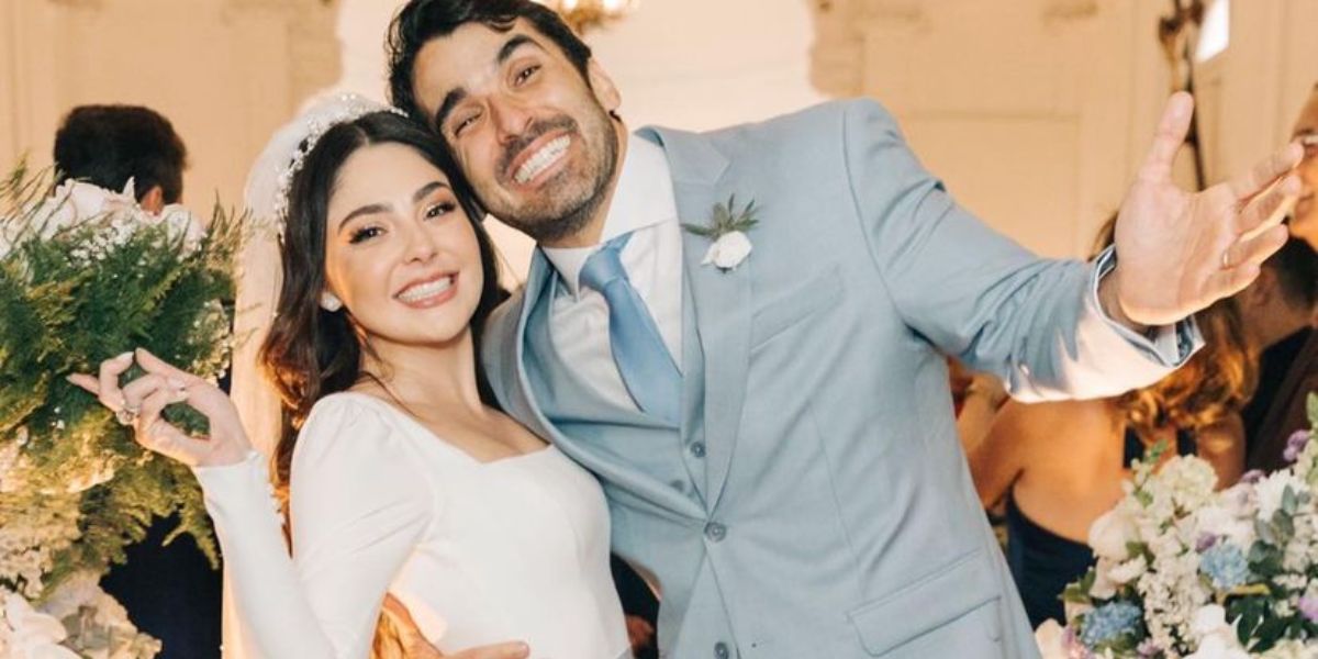 Atriz e o atual esposo Luiz Fernando (Reprodução/Instagram)