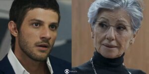 Ari e Cidália em cena de Travessia (Foto: Reprodução / Globo)