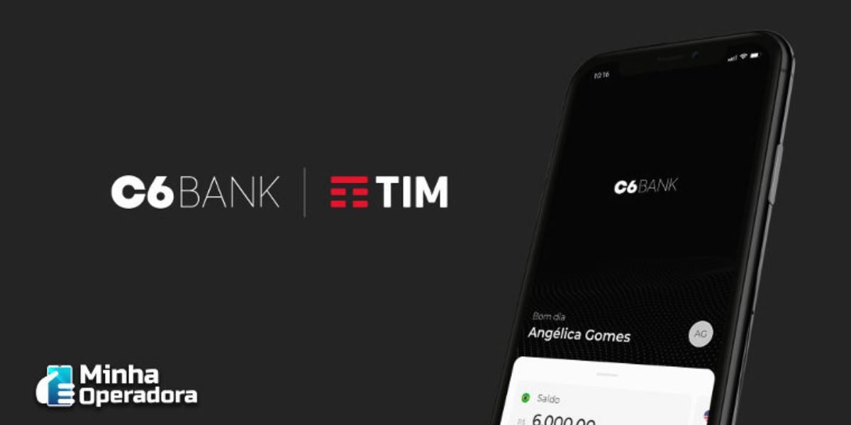 Clientes TIM com conta C6 Bank podem ganhar até 10 GB de bônus de