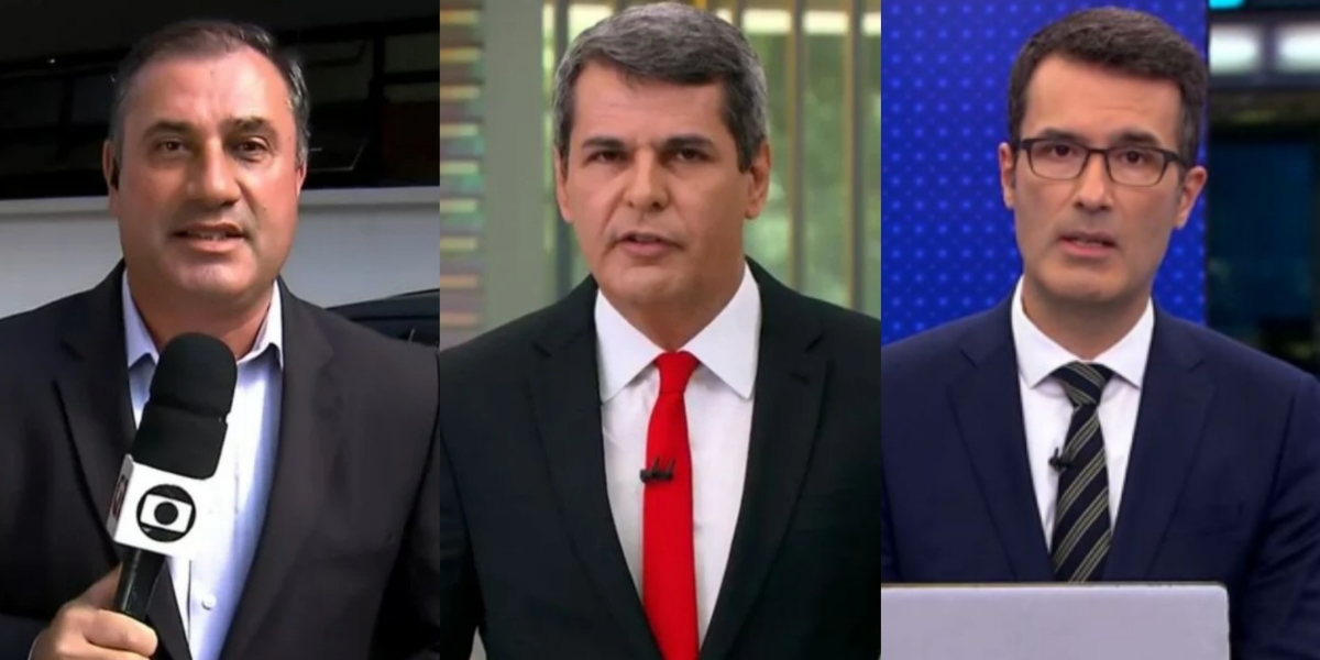 César Galvão, Fábio William e Fábio Turci foram demitidos (Foto: Reprodução/TV Globo)