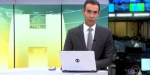 César Tralli chega na Globo com notícia desoladora (Foto: Reprodução/Globo)