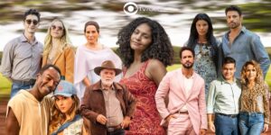 Parte do elenco de Terra e Paixão (Foto: Reprodução / Globo / Montagem TV Foco)