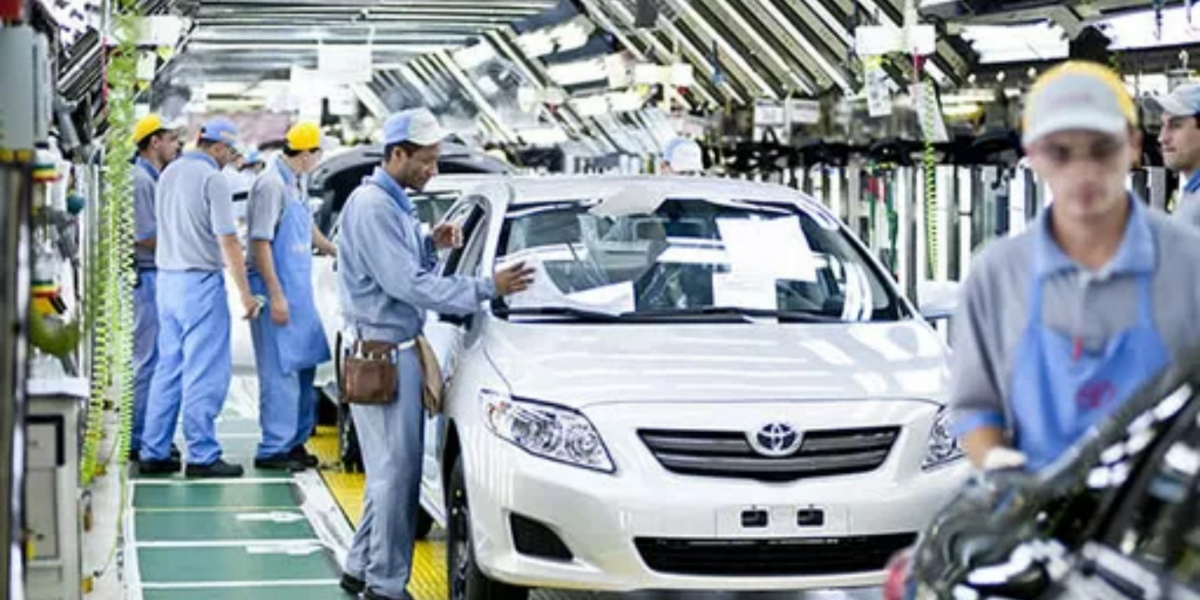 Fábrica da Toyota ficava em São Bernardo do Campo (Foto: Reprodução/G1)