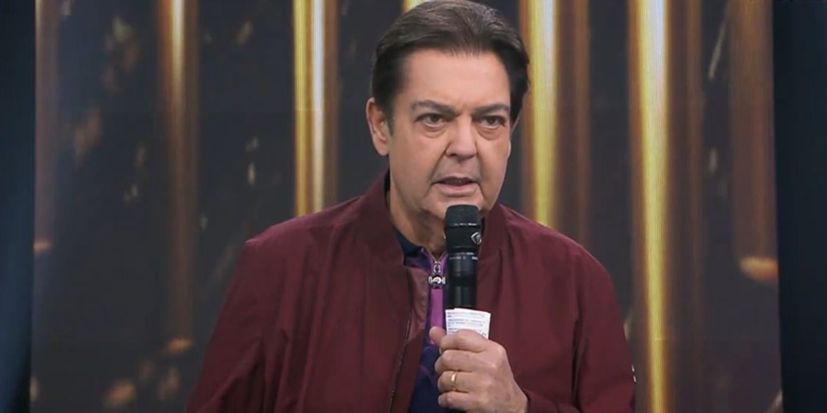 Faustão em seu programa na Band (Foto: Reprodução / Band)