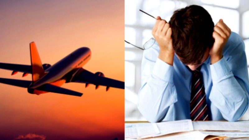 An airline declares bankruptcy and the situation is chaotic between customers and employees (Photo Reproduction / Montagem / Tv Foco)