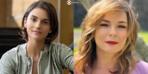 Helena (Priscila Sztejnman) e Clara (Regiane Alves) em Vai na Fé (Foto: Reprodução / Globo)