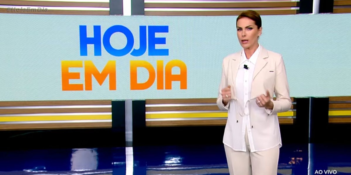 Ana Hickmann no "Hoje em Dia" (Foto: Reprodução/Record)