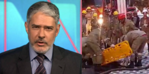 Incêndio em abrigo noticiado por William Bonner no Jornal Nacional deixou o Brasil em luto (Foto: Internet)