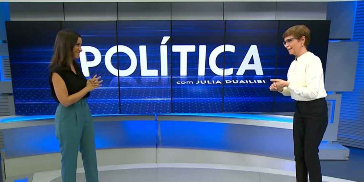 Julia Duailibi e Renata Lo Prete no "Jornal da Globo" (Foto: Reprodução/TV Globo)