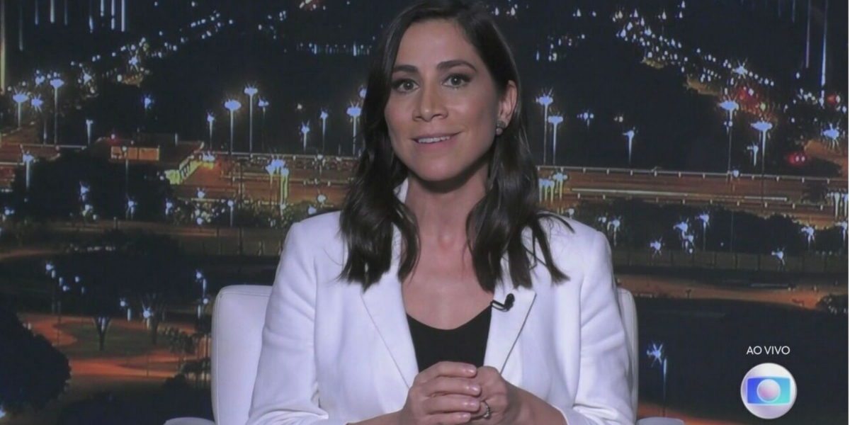 Renata Lo Prete no "Jornal da Globo" (Foto: Reprodução/TV Globo)