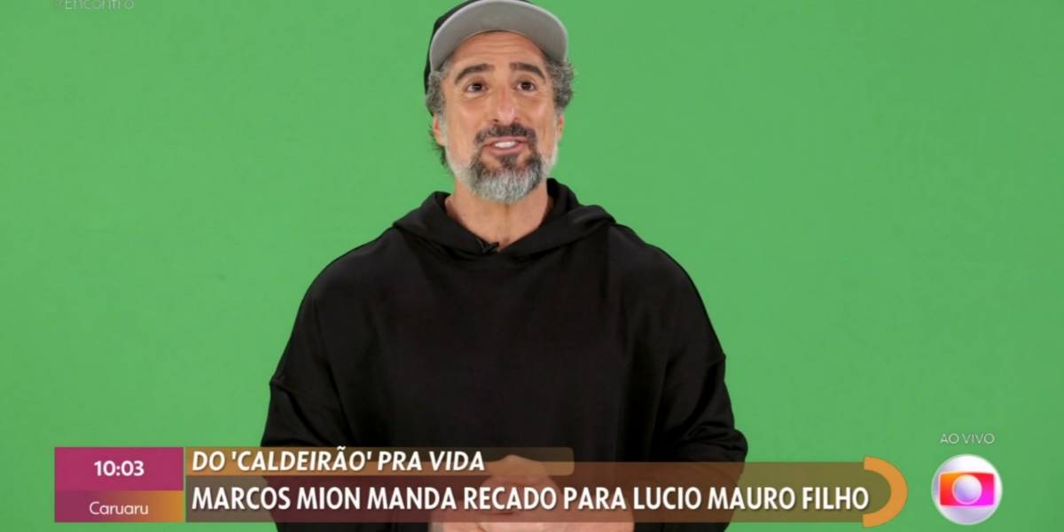 Marcos Mion mandou recado no "Encontro" (Foto: Reprodução/TV Globo)