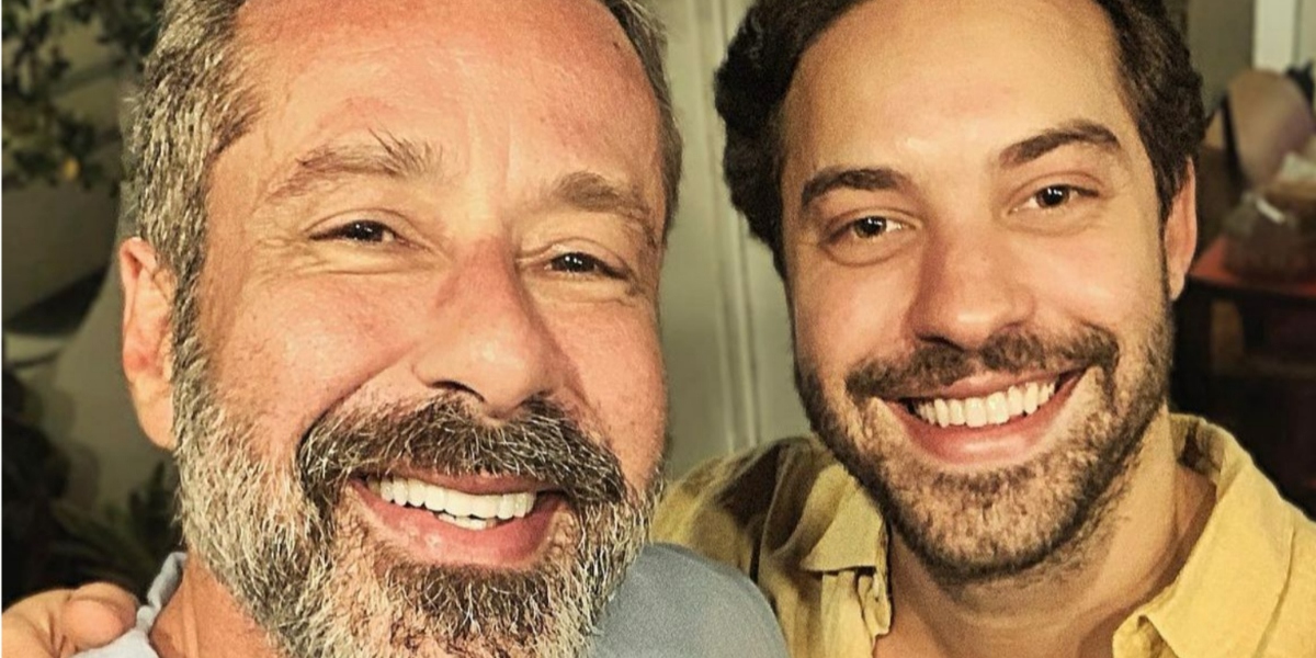 Otávio Martins é casado com Samuel Couto (Foto: Reprodução/SBT)