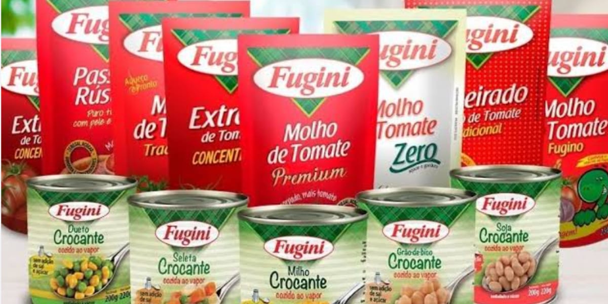 Alimentos da Fugini (Reprodução: Internet)