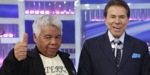 Gonçalo Roque e Silvio Santos (Foto: Divulgação / SBT)