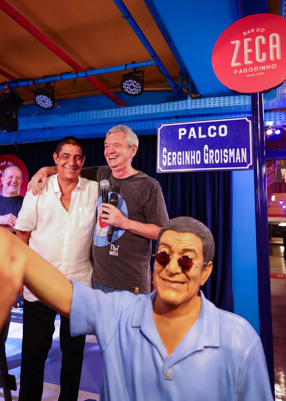 Zeca Pagodinho e o apresentador são grandes amigos (Foto: Manu Scarpa e Lucas Ramos / Brazil News)