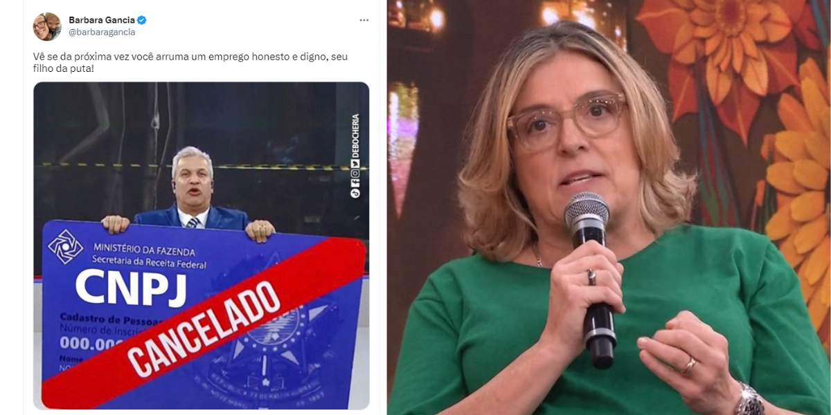 Barbara Gancia detona Sikêra Júnior após anúncio de demissão na RedeTV! (Foto: Montagem TV Foco/Internet)