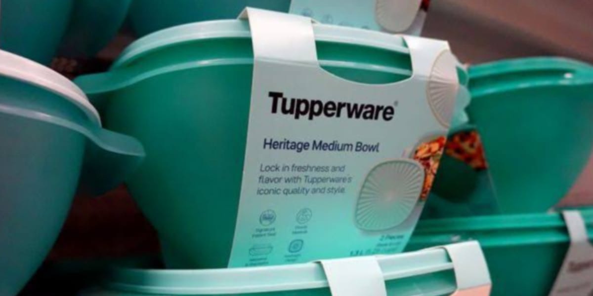 Tupperware viu suas ações caírem 50% (Reprodução: Internet)