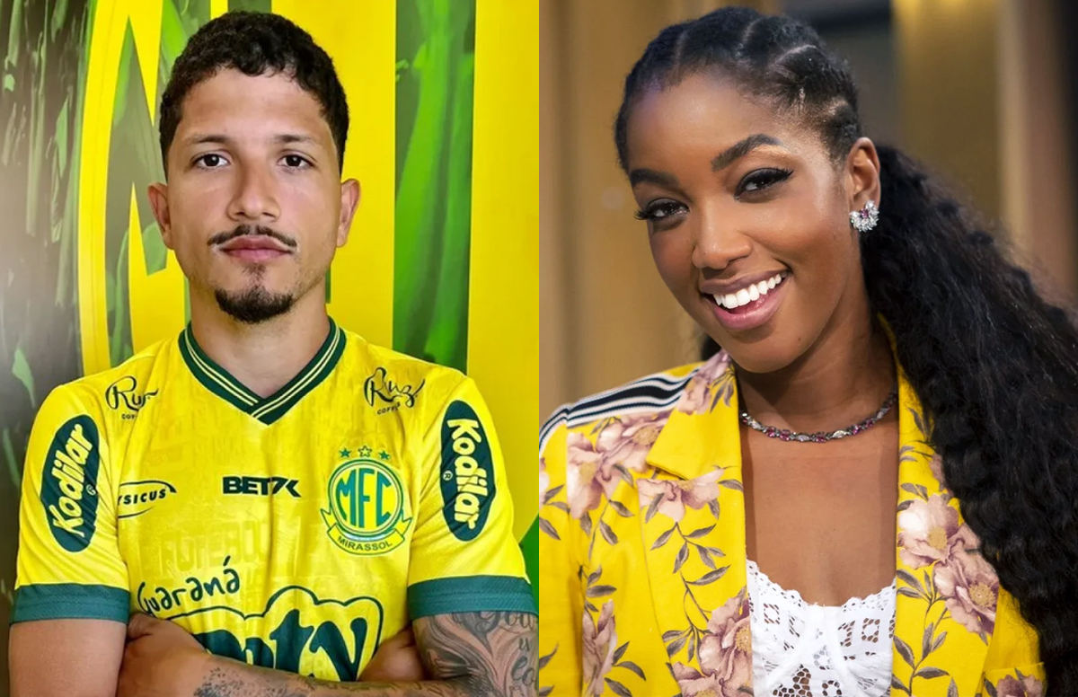 Cantora Iza vive um romance com o jogador Yuri Lima do Mirassol (Foto: Reprodução)