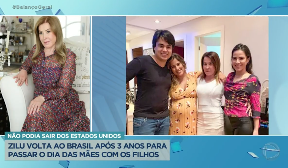 Zilu volta ao Brasil e reencontra família (Foto Reprodução/PlayPlus)