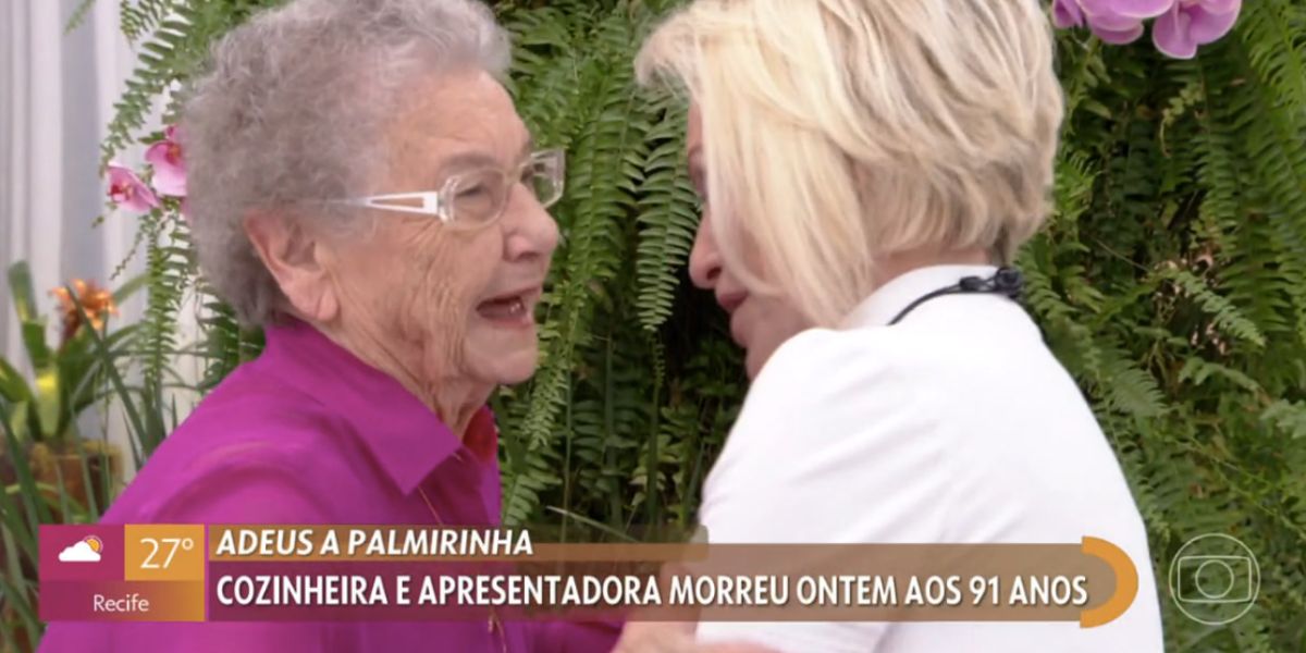 Ana Maria e Palmirinha no Mais Você (Foto: Reprodução / Globo) 