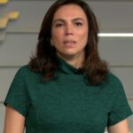 Ana Paula Araújo no Bom Dia Brasil (Foto: Reprodução / Globo)