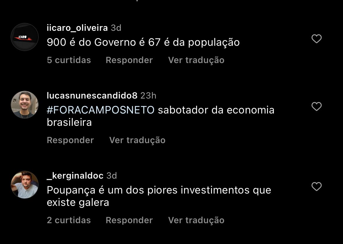 Banco Central faz anúncio IMPORTANTE e público se revolta - Foto Reprodução Instagram