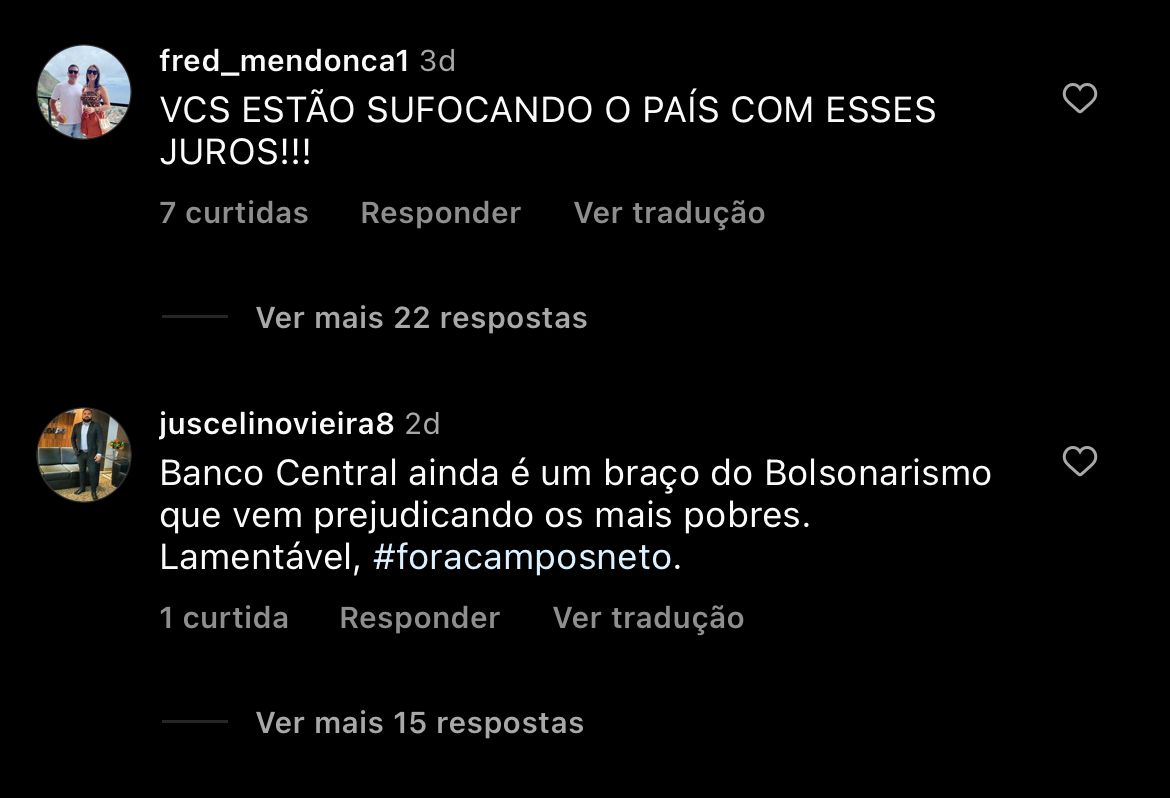 Banco Central faz anúncio IMPORTANTE e público se revolta - Foto Reprodução Instagram3