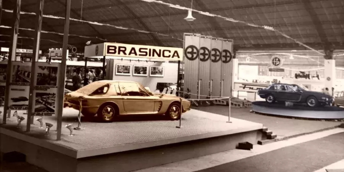 Brasinca 4200 GT no Salão do Automóvel de 1964 (Foto: Reprodução/Maxicar)