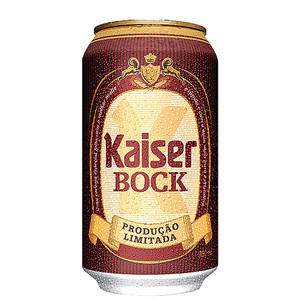 Cerveja extinta, a kaiser bock lata 350 ml - Foto Reprodução Internet