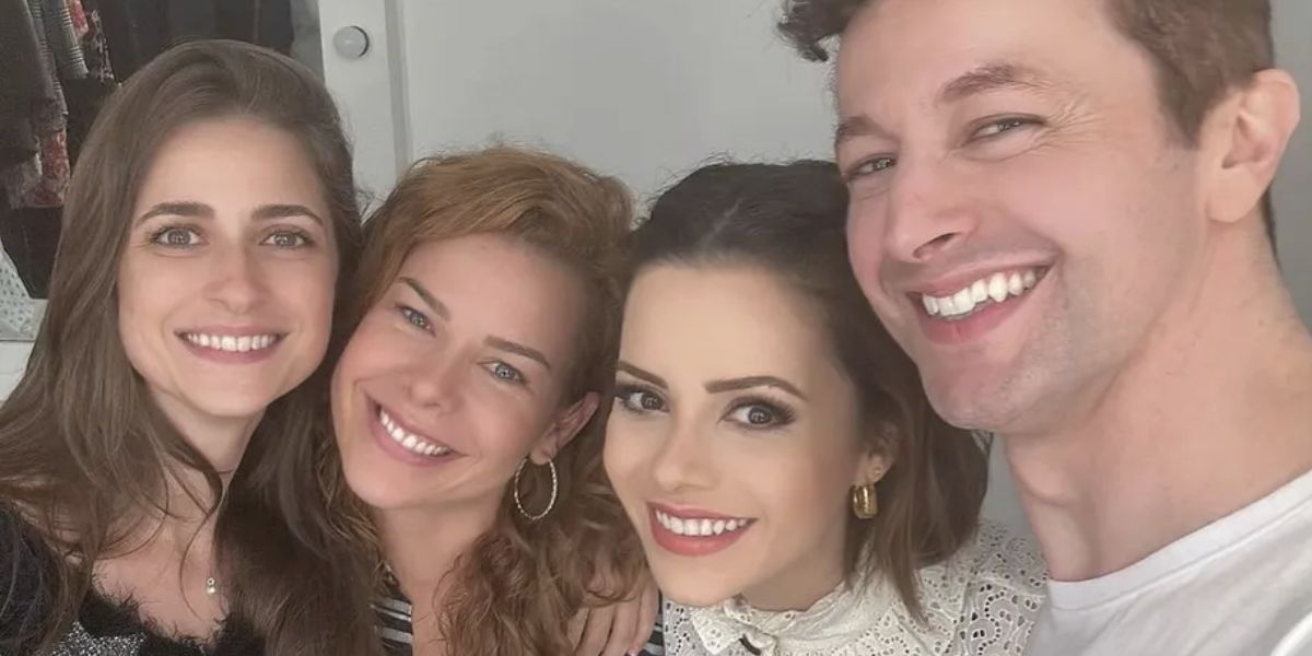 Eduarda Porto, Fernanda Souza, Sandy e Lucas Lima (Foto: Reprodução / Instagram) 