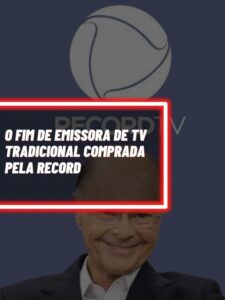 Essa é a emissora de TV que infelizmente sumiu e foi comprada pela Record (Foto - Montagem TV Foco).