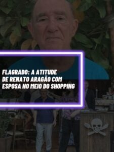 Essa foi a atitude de Renato Aragão com a esposa no meio do shopping (Foto - Montagem TV Foco).