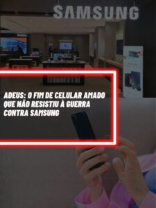 Esse é o celular que não resistiu à concorrência contra a Samsung (Foto - Montagem TV Foco).