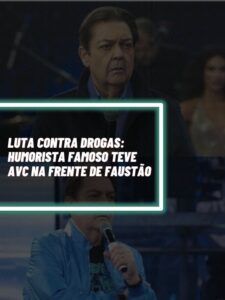 Esse é o humorista que sofreu um AVC na frente do Faustão (Foto - Montagem TV Foco).