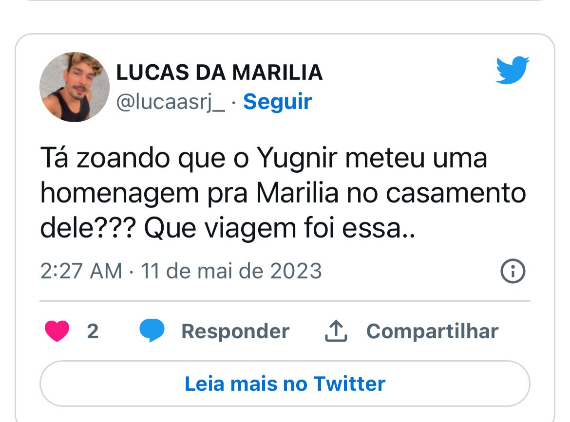 Ex-noivo de Marília Mendonça se casa com famosa, e atitude em cerimônia envolvendo sertaneja choca a todos - Foto Reprodução Twitter 