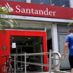 Fachada de agência do Banco Santander Brasil - Foto Reprodução Internet