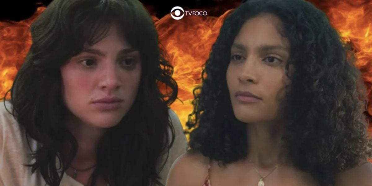 Petra e Aline em Terra e Paixão (Foto: Reprodução / Globo)