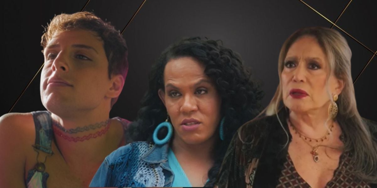 Kelvin, Luana e Cândida em Terra e Paixão da Globo (Foto: Reprodução / Montagem TV Foco)