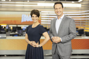 Mariana Godoy e Eduardo Ribeiro. (Foto:  Edu Moraes/Divulgação Record Tv)