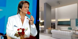 Apartamento luxuoso e discreto do Roberto Carlos (Reprodução/Montagem-Tv foco)