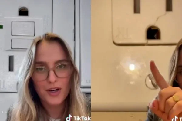 Mulher encontra câmera escondida ao alugar casa pelo Airbnb - Foto Reprodução TikTok